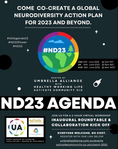 ND23 Agenda event poster